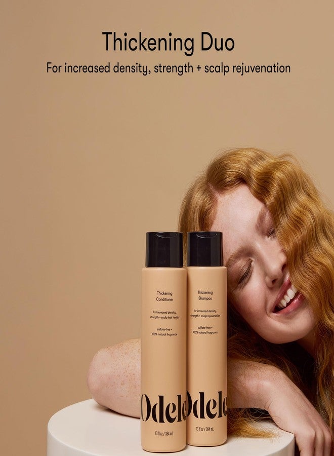 Odele Hair Thickening Shampoo and Conditioner Set, Increases Density & Strength, for Straight or Wavy Hair Types, 13 Fl Oz Each (Pack of 2) - Image 2